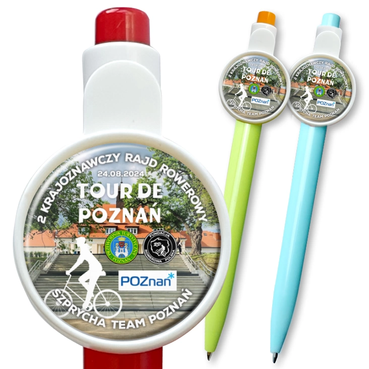 przypinka długopis 2 Krajoznawczy Rajd Rowerowy Tour de Poznań 2024