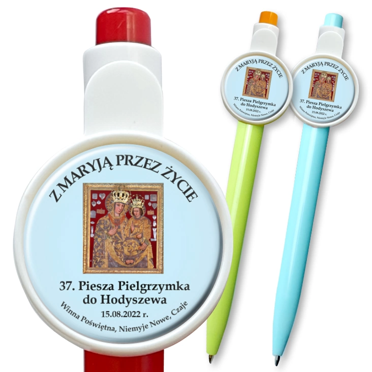 przypinka długopis 37. Piesza Pielgrzymka do Hodyszewa