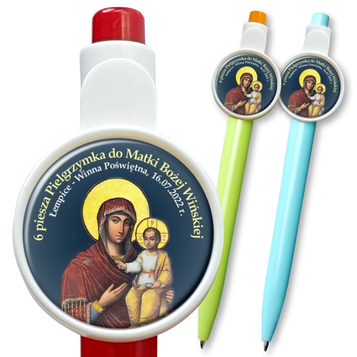 przypinka długopis 6 piesza Pielgrzymka do Matki Bożej Wińskiej
