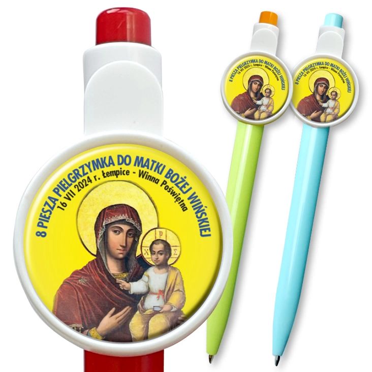 przypinka długopis 8 piesza pielgrzymka do Matki Bożej Wińskiej