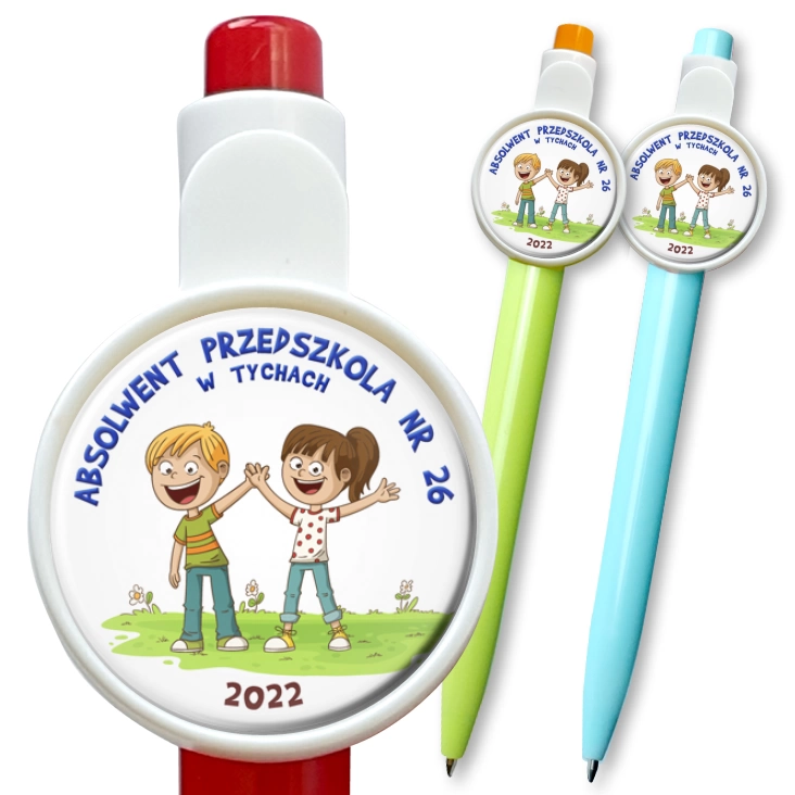 przypinka długopis Absolwent Przedszkola nr 26 Tychy