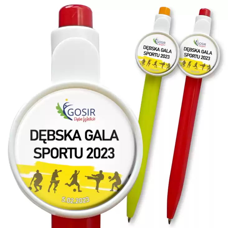 przypinka długopis Dębska Gala Sportu 2023