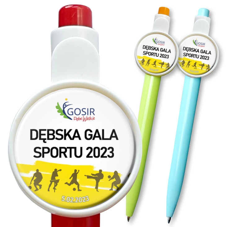 przypinka długopis Dębska Gala Sportu 2023