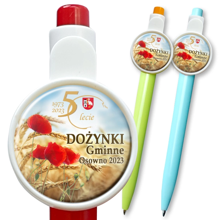 przypinka długopis Dożynki Gminne Borki