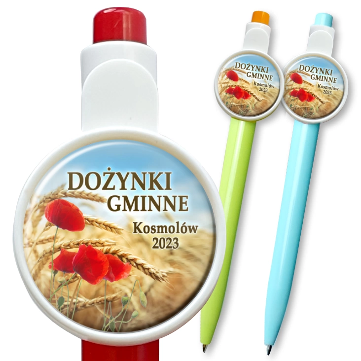 przypinka długopis Dożynki Gminne Kosmolów 2023