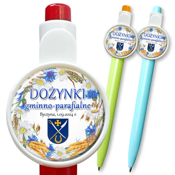 przypinka długopis Dożynki gminno-parafialne Gmina Dobre 2024