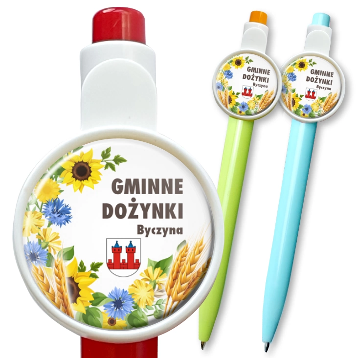 przypinka długopis Gminne Dożynki Byczyna 2024