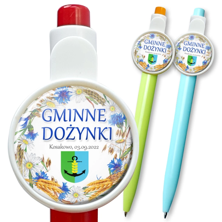przypinka długopis Gminne Dożynki Kosakowo 2022