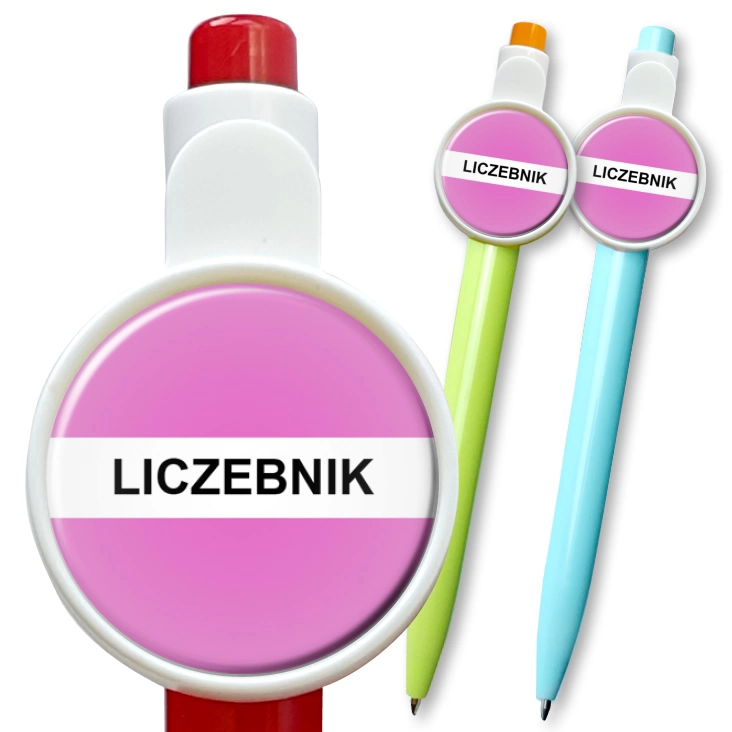 przypinka długopis Gramatyka liczebnik