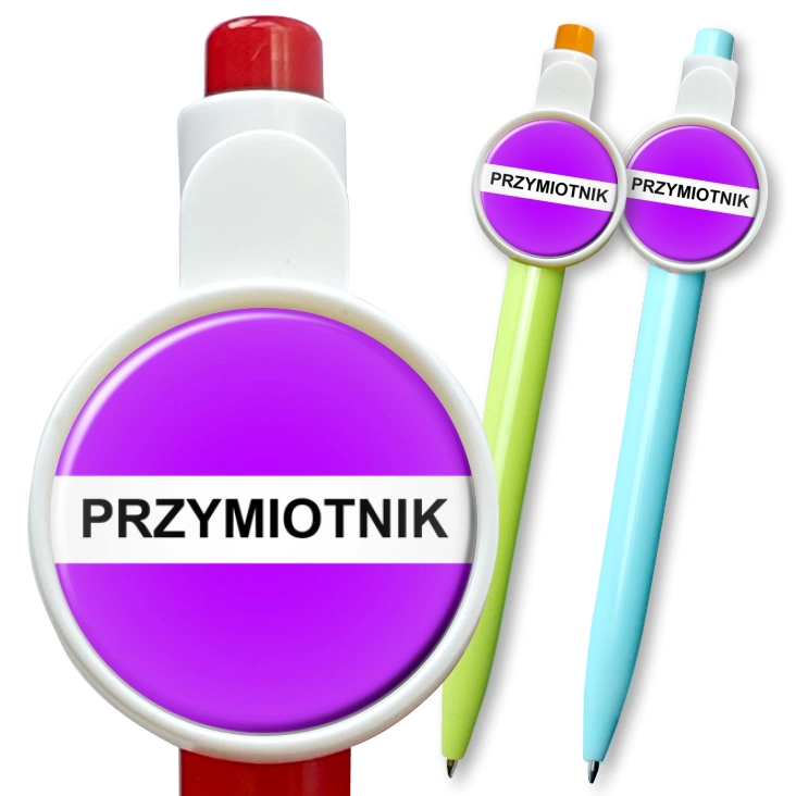 przypinka długopis Gramatyka przymiotnik