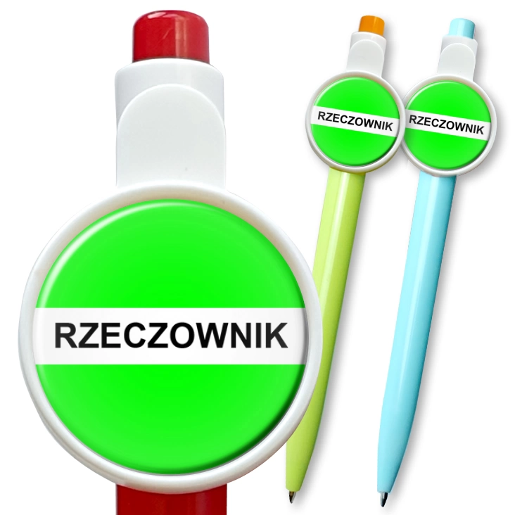 przypinka długopis Gramatyka rzeczownik