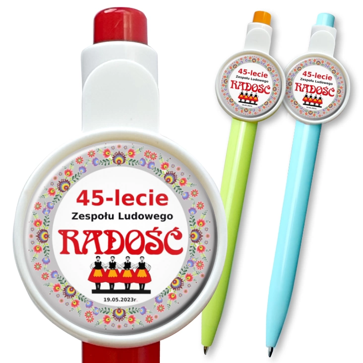 przypinka długopis Jubileusz Zespołu Ludowego Radość