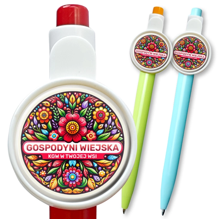 przypinka długopis KGW gospodyni wiejska