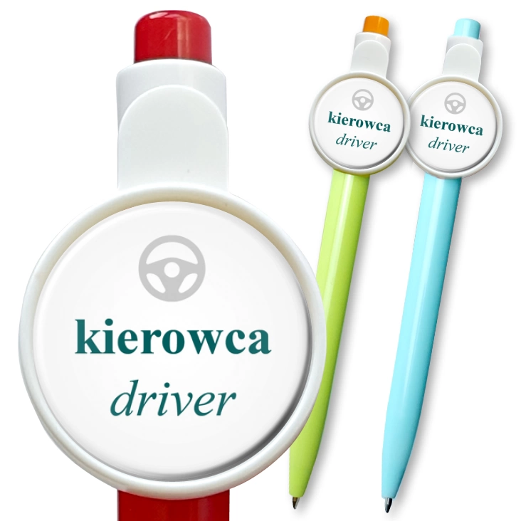 przypinka długopis Kierowca driver