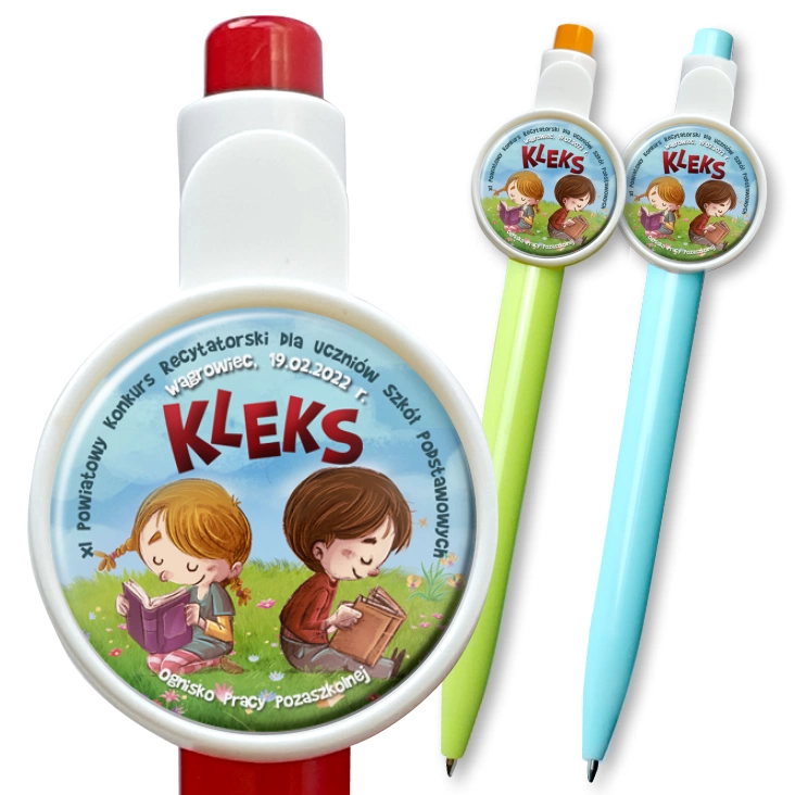 przypinka długopis Kleks 2022