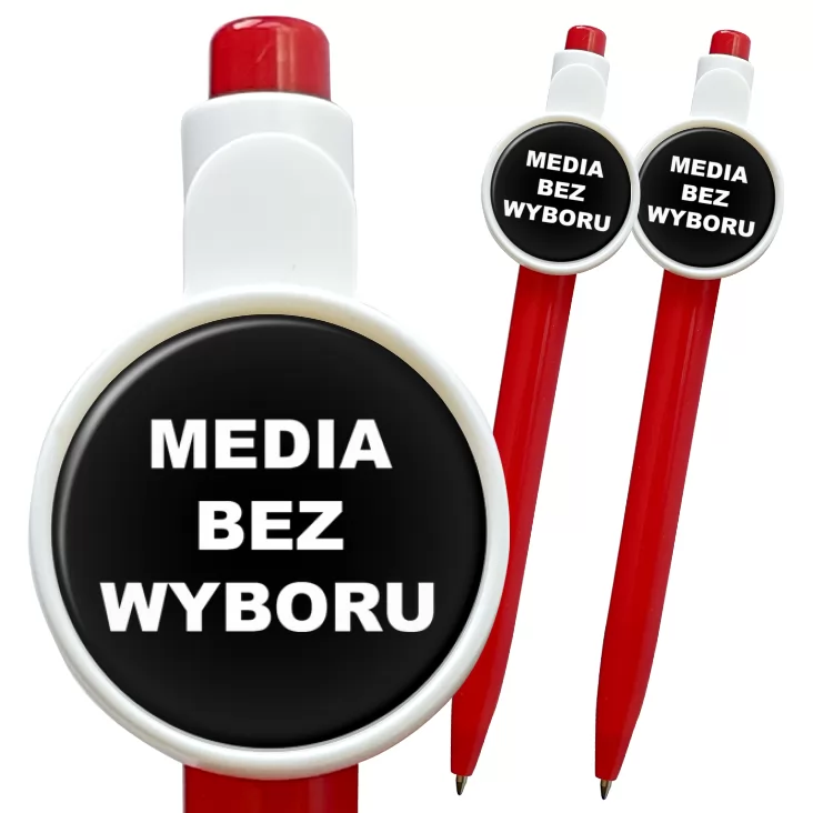 przypinka długopis Media bez wyboru