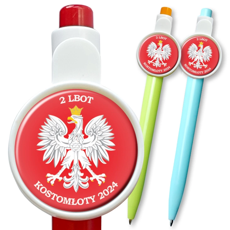 przypinka długopis Orzeł Kostomłoty 2024