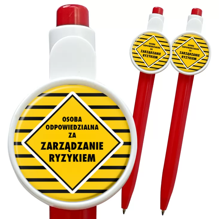 przypinka długopis Osoba odpowiedzialna za zarządzanie ryzykiem