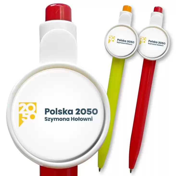 przypinka długopis Polska 2050
