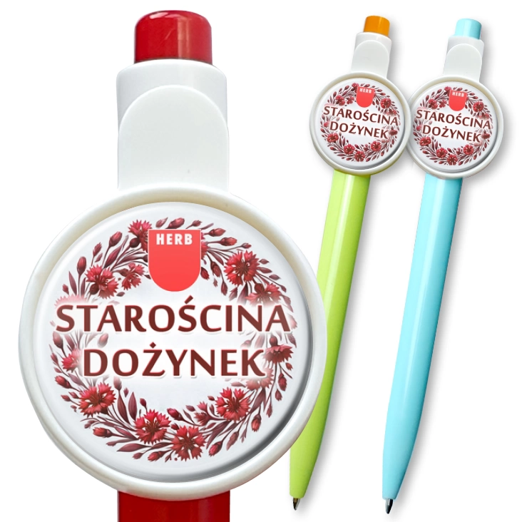 przypinka długopis Starościna Dożynek