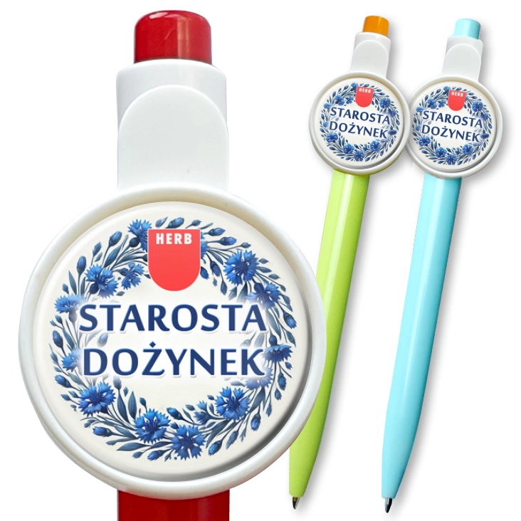 przypinka długopis Starosta dożynek
