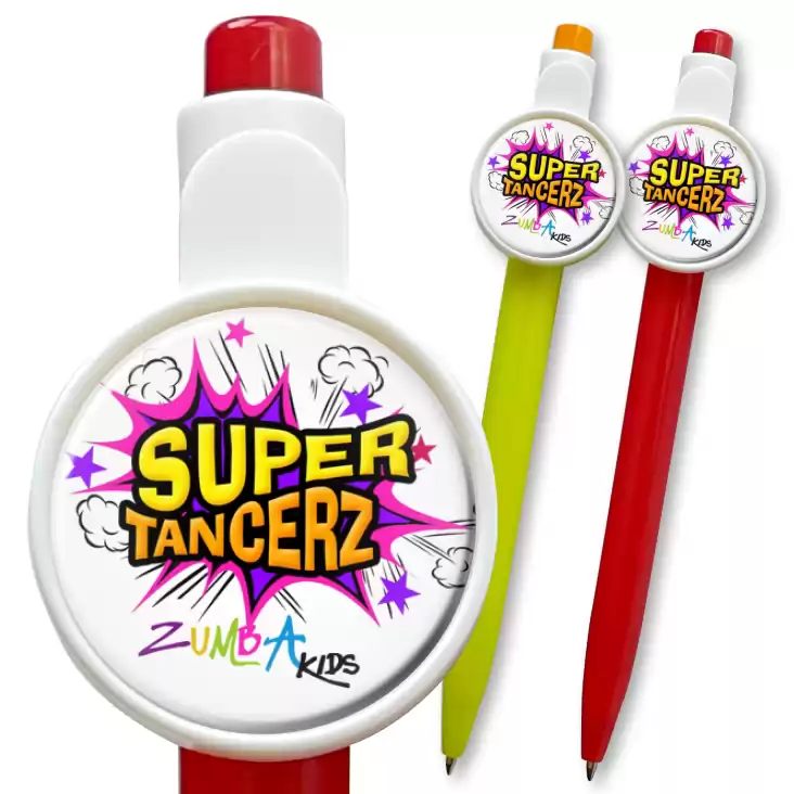przypinka długopis Super Tancerz Zumba Kids
