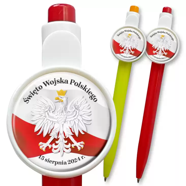 przypinka długopis Święto Wojska Polskiego Orzełek