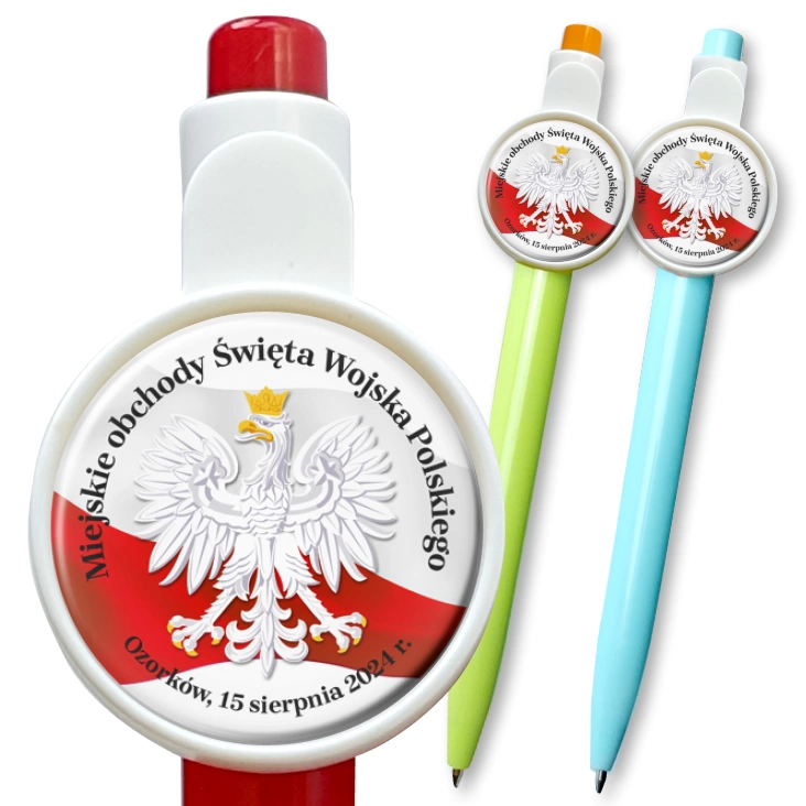 przypinka długopis Święto Wojska Polskiego Ozorków