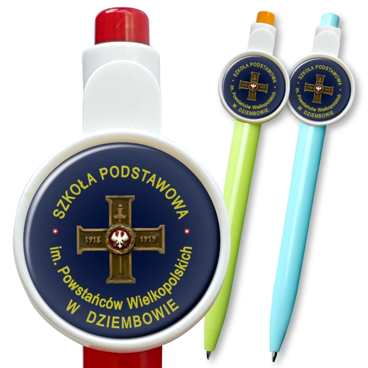 przypinka długopis Szkoła Podstawowa w Dziembowie