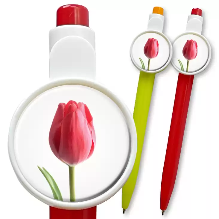 przypinka długopis Tulipan