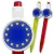 Przypinka długopis Unia Europejska Gwiazdki
