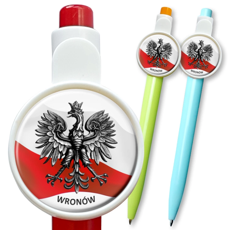 przypinka długopis Wronów orzeł