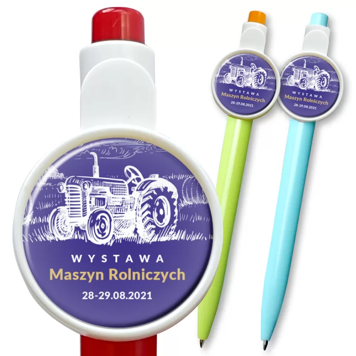 przypinka długopis Wystawa Maszyn Rolniczych