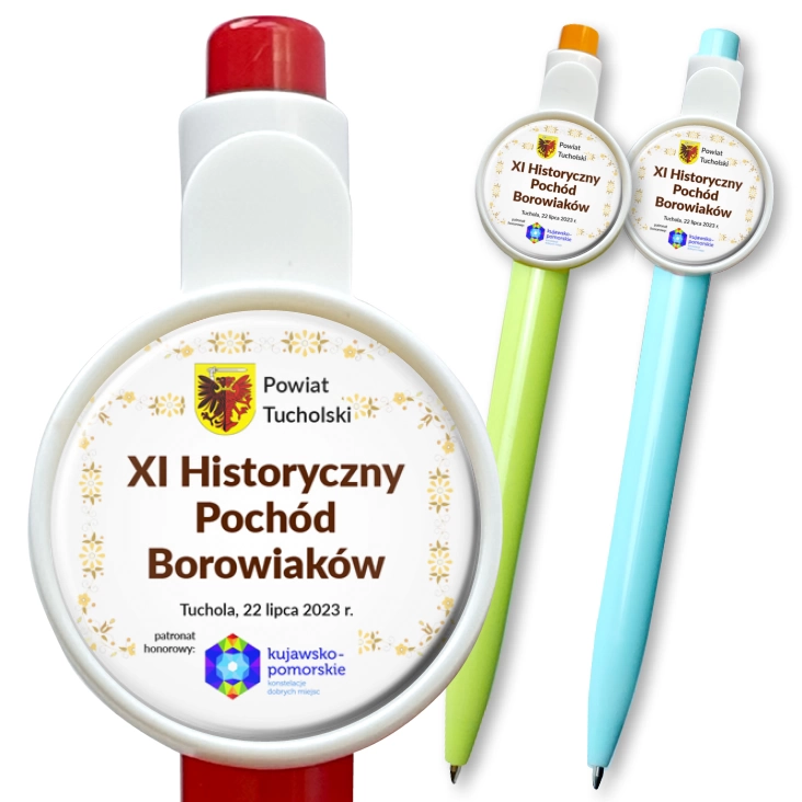 przypinka długopis XI Historyczny Pochód Borowiaków