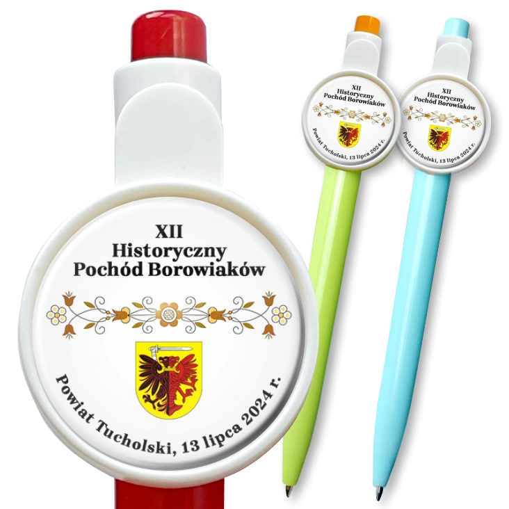 przypinka długopis XII Historyczny Pochód Borowiaków
