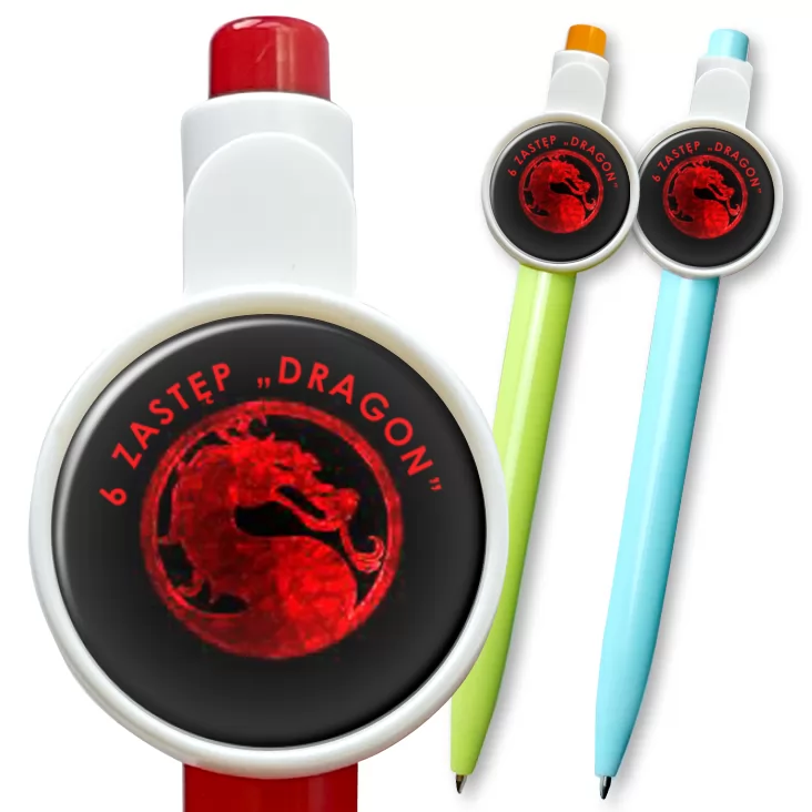 przypinka długopis 6 zastęp Dragon