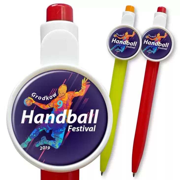 przypinka długopis 9 Grodkow Handball Festival 2019
