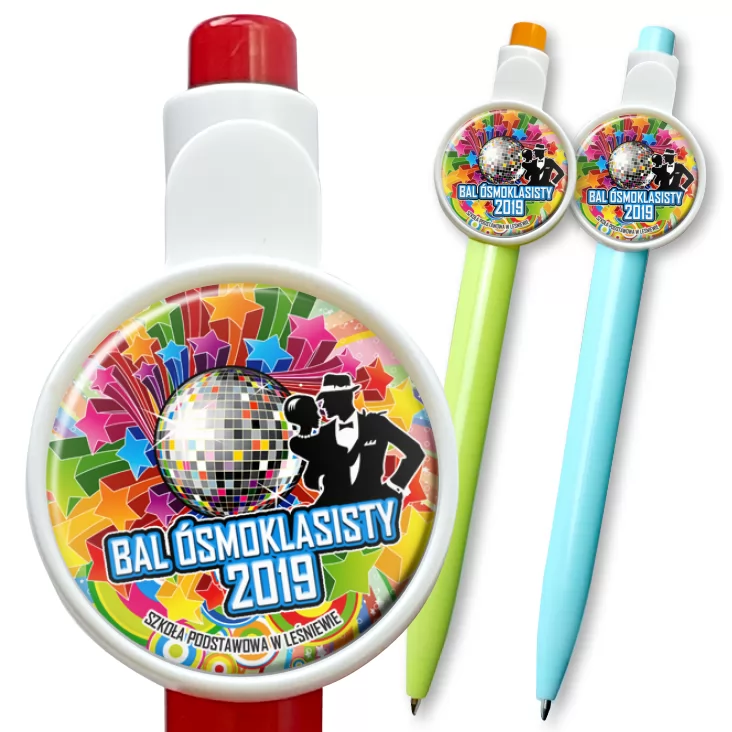 przypinka długopis Bal Ósmoklasisty 2019
