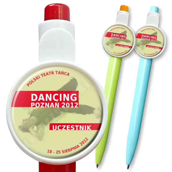 przypinka długopis Dancing Poznań 2012 - uczestnik