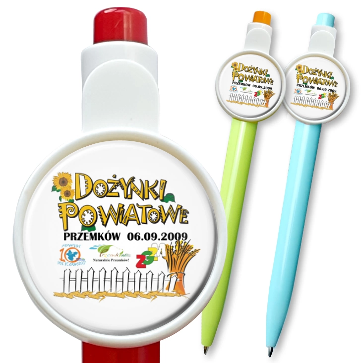 przypinka długopis Dożynki Powiatowe - Przemków 2009
