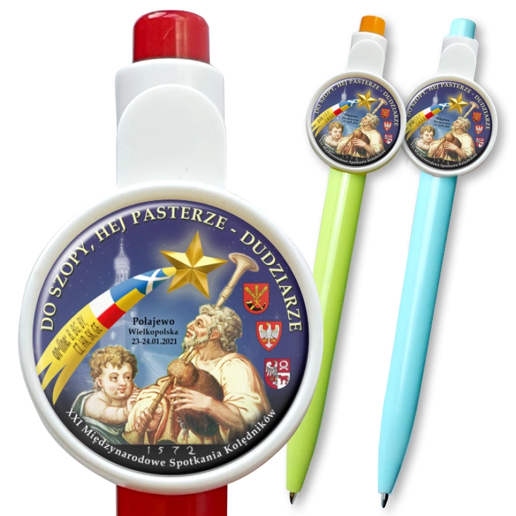 przypinka długopis Dudziarze 2021