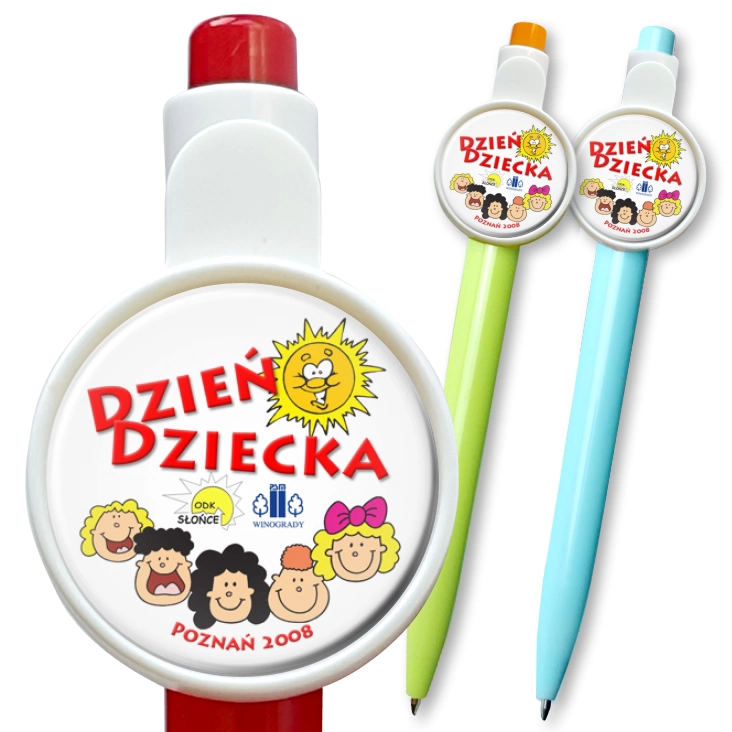 przypinka długopis Dzień Dziecka 2008
