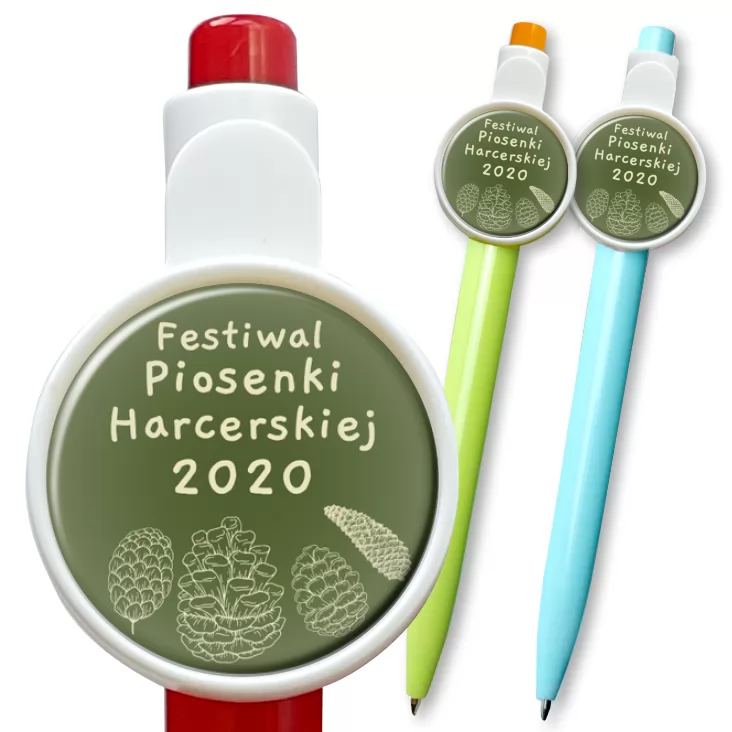 przypinka długopis Festiwal Piosenki Harcerskiej 2020