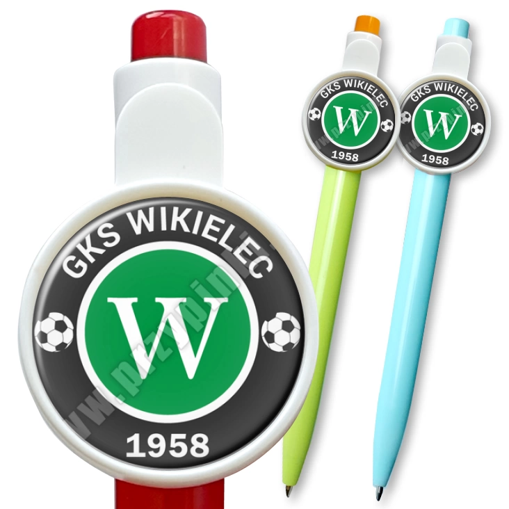 przypinka długopis GKS Wikielec