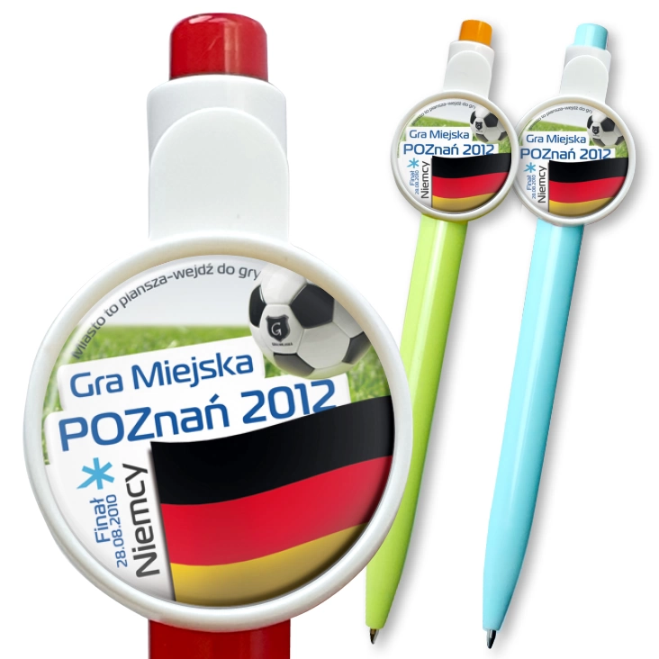 przypinka długopis Gra Miejska - Poznań 2012 - Niemcy