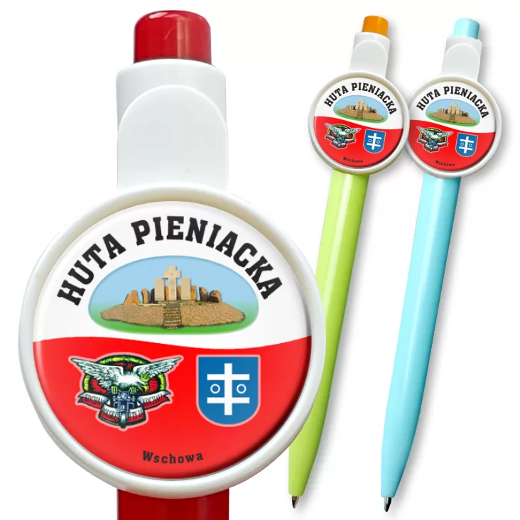 przypinka długopis Huta Pieniacka