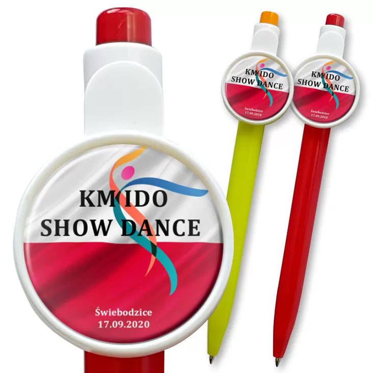 przypinka długopis KM IDO Show Dance