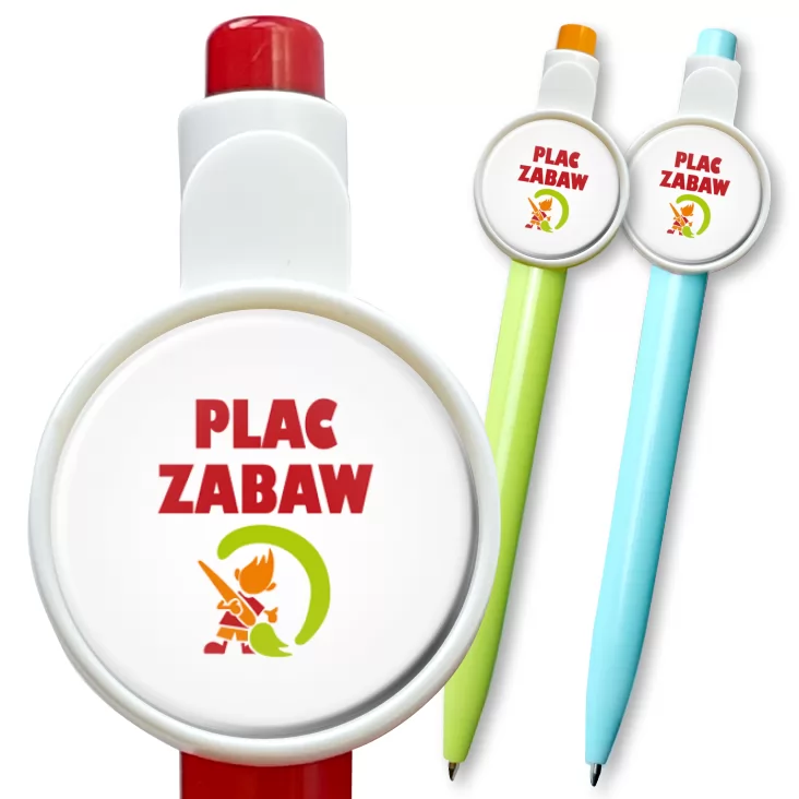 przypinka długopis Plac zabaw