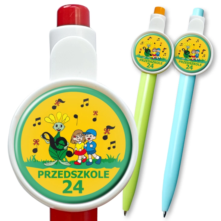 przypinka długopis Przedszkole nr 24 w Poznaniu