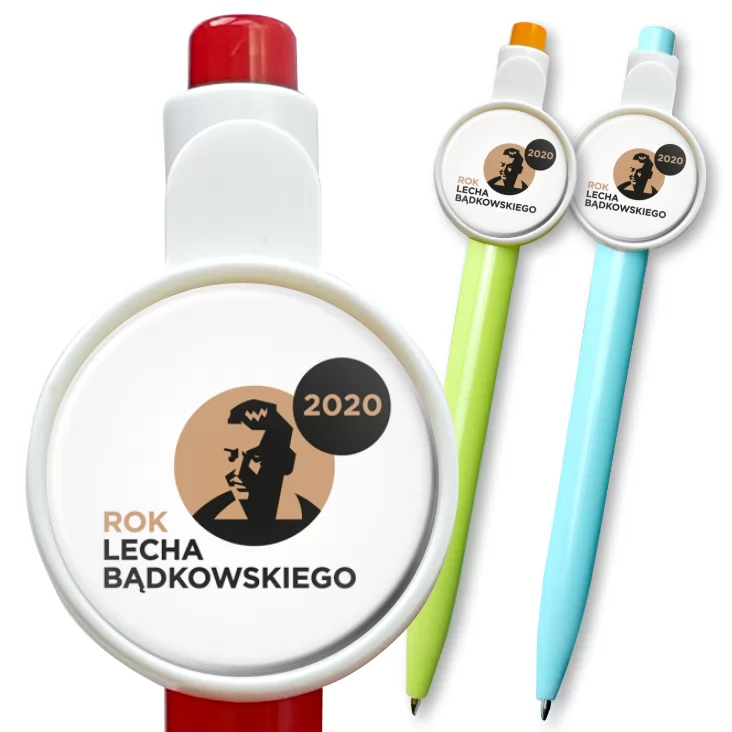 przypinka długopis 2020 Rok Lecha Bądkowskiego